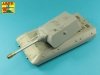Aber 35L-263 Lufy do niemieckiego czołgu E-100 (Dragon) 15cm & 7,5cm 1/35